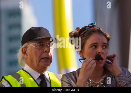 Cardiff, Wales, UK. 17. September 2016 "City of the Unexpected" Roald Dahl Feier Stockfoto