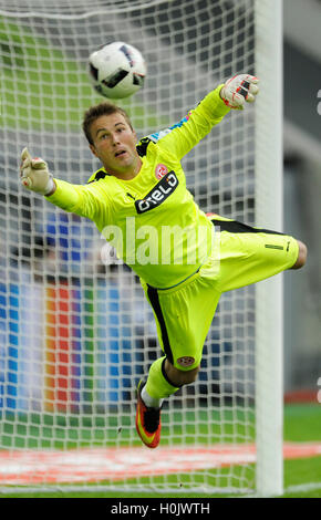 Esprit Arena Düsseldorf NRW Deutschland 20.9.2016, 2. 2. deutschen Bundesliga Saison 2016/17 6. Spieltag, Fortuna Düsseldorf (Düsseldorf) vs. VfL Bochum---Michael Rensing (F95) Credit: Kolvenbach/Alamy Live-Nachrichten Stockfoto