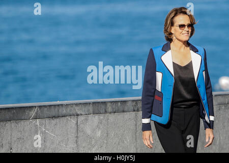 San Sebastian, Spanien. 21. September 2016. Sigourney Weaver besucht A Monster Calls Fototermin während der 64. Filmfestspiele von San Sebastian bei Donostia Aquarium in San Sebastian, Spanien. 21. September 2016. Bildnachweis: Jimmy Olsen/MediaPunch *** kein Kredit Spanien ***: MediaPunch Inc/Alamy Live-Nachrichten Stockfoto