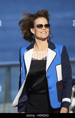 San Sebastian, Spanien. 21. Sep, 2016. SIGOURNEY WEAVER besucht "A Monster Calls" Photocall im Aquarium während 64. San Sebastian International Film Festival in San Sebastian, Spanien. Bildnachweis: Jack Abuin/ZUMA Draht/Alamy Live-Nachrichten Stockfoto