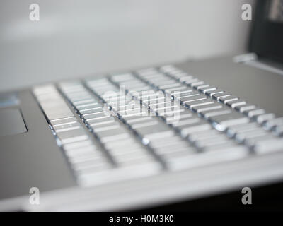 Abstrakte Nahaufnahme Laptop mit flachen DOF Stockfoto
