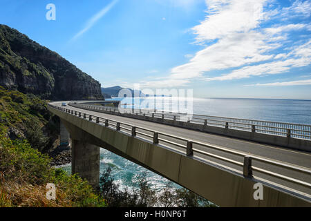 Sea Cliff Bridge, Grand Pacific Drive, Coalcliff, Illawarra Region, New South Wales, NSW, Australien Stockfoto