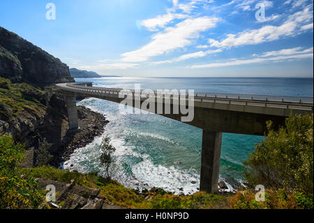 Sea Cliff Bridge, Grand Pacific Drive, Coalcliff, Illawarra Region, New South Wales, NSW, Australien Stockfoto