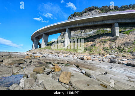 Sea Cliff Bridge, Grand Pacific Drive, Coalcliff, Illawarra Region, New South Wales, NSW, Australien Stockfoto