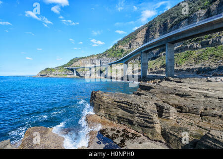 Sea Cliff Bridge, Grand Pacific Drive, Coalcliff, Illawarra Region, New South Wales, NSW, Australien Stockfoto