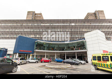 Royal Liverpool University Hospital, England Stockfoto