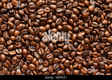 Kaffeebohnen Hintergrund Stockfoto