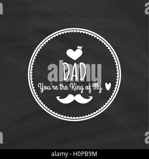 Glückliche Vatertag Stock Vektor