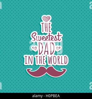 Glückliche Vatertag Stock Vektor