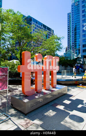 Blick rund um das Vergnügungsviertel in TIFF in Toronto, Kanada Stockfoto