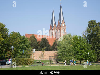 St. Trinitatis-Kirche - Klosterkirche Sankt Trinitatis, Neuruppin, Brandenburg, Deutschland Stockfoto