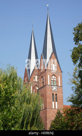 St. Trinitatis-Kirche - Klosterkirche Sankt Trinitatis, Neuruppin, Brandenburg, Deutschland Stockfoto