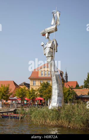 Parzival Am See aus mit Blick auf den Ruppiner See, Neuruppin, Brandenburg, Deutschland Stockfoto