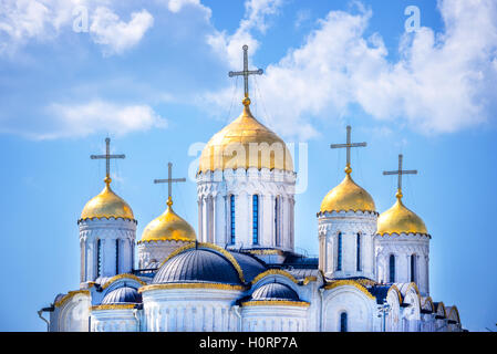 Uspenski-Kathedrale in Vladimir, Goldener Ring, Russland Stockfoto