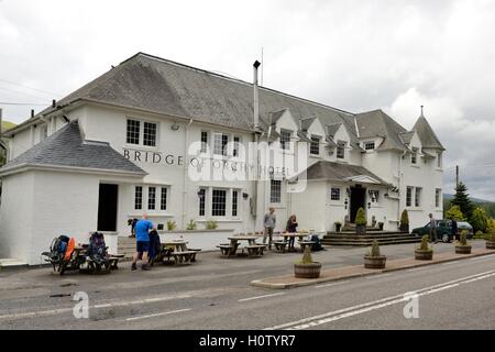 Das Hotel Bridge of Orchy, Bridge of Orchy, Argyll, Schottland, Vereinigtes Königreich Stockfoto