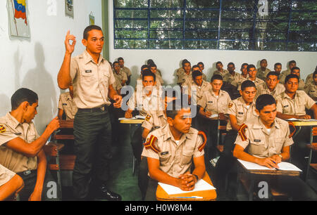 CORDERO, TACHIRA Staat, VENEZUELA - Kadetten in Klasse National Guard Academy im Mai 1988. Stockfoto