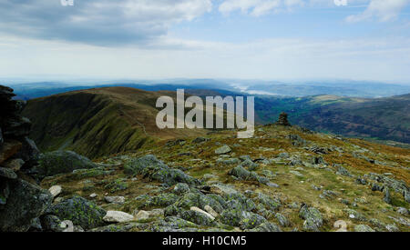 Der Grat von Ill Glocke Joch Stockfoto