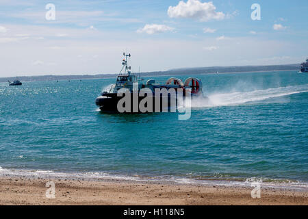 HOVERCRAFT, GH114, FREEDOM 90 LANDUNG Stockfoto