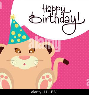 Herzlichen Glückwunsch zum Geburtstag Stock Vektor