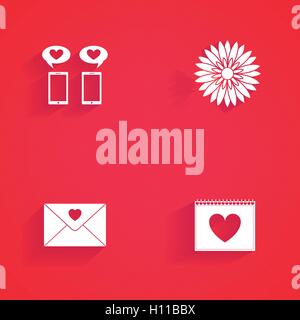 Symbol der Liebe Stock Vektor