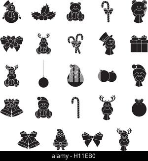 Weihnachts-icons Stock Vektor