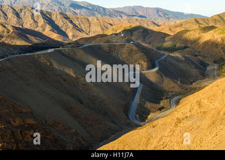 Hohen Atlas-Gebirge, den Tizi n'Test pass Stockfoto