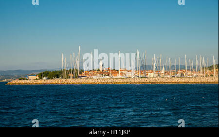 Izola Stadt, Adria, Slowenien Stockfoto