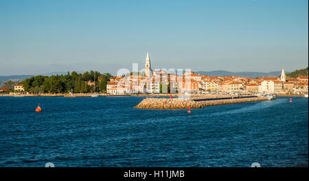 Izola Stadt, Adria, Slowenien Stockfoto