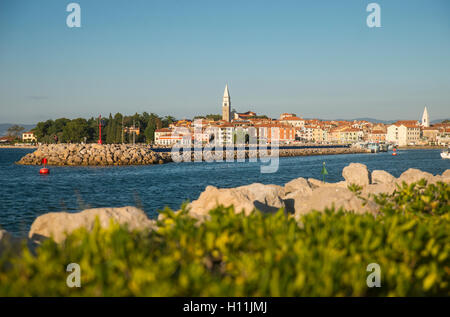 Izola Stadt, Adria, Slowenien Stockfoto