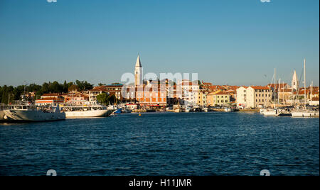 Izola Stadt, Adria, Slowenien Stockfoto