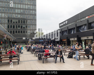 Euston Bahnhof öffnen Zusammentreffen London Stockfoto