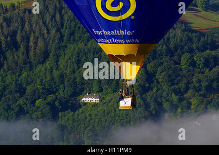 Internationales Ballonfestival Llangollen Stockfoto