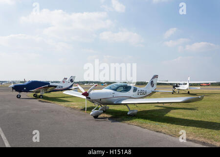 Blackbushe Flughafen, London Road, Blackwater, Hampshire, England, Vereinigtes Königreich Stockfoto