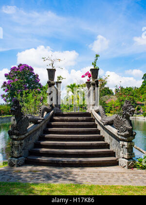 Königliche Wasserpalast und Pools Tirthagangga, Insel Bali, Indonesien Stockfoto