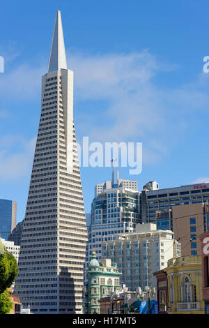TransAmerica Pyramid, Downtown, San Francisco, Kalifornien, USA Stockfoto