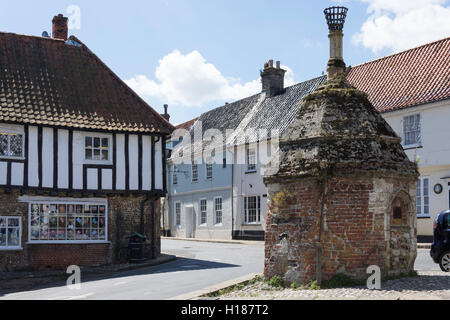 16. Jahrhundert Sonnenpaneelen, Common Place, wenig Walsingham, Norfolk, England, Vereinigtes Königreich Stockfoto