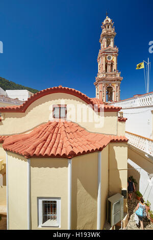 Kloster Panormitis, Symi Rhodos Stockfoto