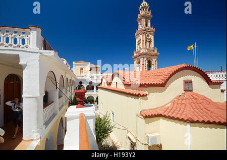 Kloster Panormitis, Symi Rhodos Stockfoto