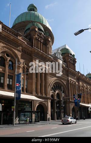 Seiteneingang, das Queen Victoria Building auf George Street Sydney Australia Stockfoto