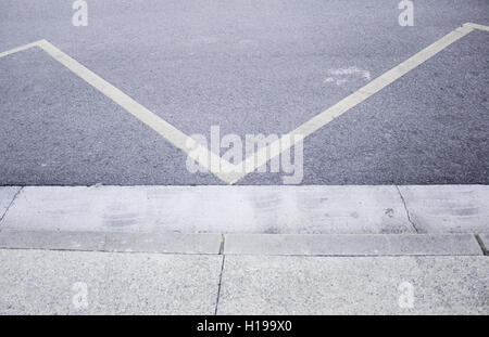 Linien der städtischen Straßenverkehr, symbol Stockfoto