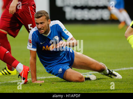 Bochum, Deutschland. 23. Sep, 2016. 2. Bundesliga, Saison 2016/2017, Spieltag 7, Bochum, VfL Bochum 1848 - VFB Stuttgart: Tom Weilandt (Bochum). Bildnachweis: Jürgen Schwarz/Alamy Live-Nachrichten Stockfoto