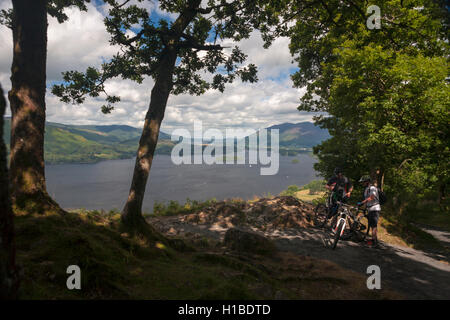 Derwentwater aus Überraschung, in der Nähe von Keswick, Lake District, Cumbria, England Stockfoto