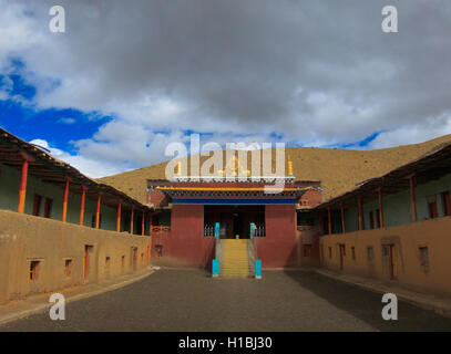 Kloster in Komic Dorf (Spiti Valley, Himachal Pradesh) Stockfoto