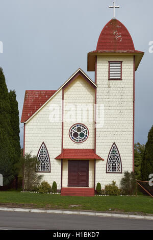 Kirchen in das chilenische Seengebiet Stockfoto