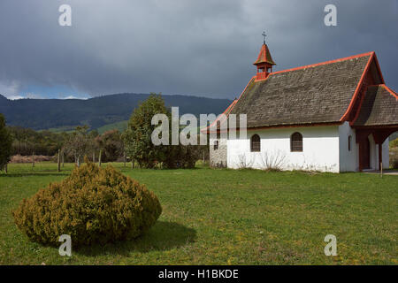 Kirchen in das chilenische Seengebiet Stockfoto