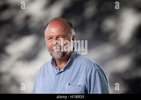 Andrey Yuryevich Kurkov, der ukrainische Schriftsteller auf dem Edinburgh International Book Festival. Edinburgh, Schottland. 17. August 2016, Foto von Gary Doak/Writer Bilder WELTRECHTE Stockfoto