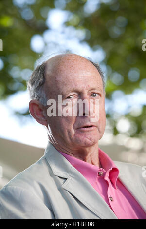 Walter Reid, der Autor des militärischen und politischen Geschichte, an das Edinburgh International Book Festival. Edinburgh, Schottland. 17. August 2016 Stockfoto