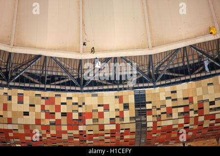 Luftaufnahme des Soccer-City, FNB-Stadion in Johannesburg, Gauteng, Südafrika Stockfoto