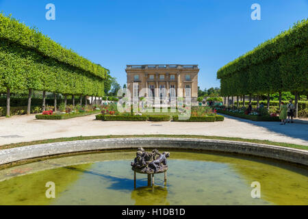 Das Petit Trianon, Domain de Versailles, in der Nähe von Paris, Frankreich Stockfoto