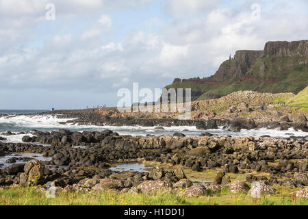 Giant es Causeway, Bushmills, County Antrim, Nordirland, Vereinigtes Königreich Stockfoto